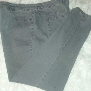 Grey denim jeans